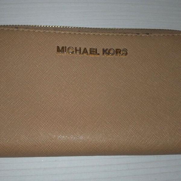 carteira couro Michael Kors