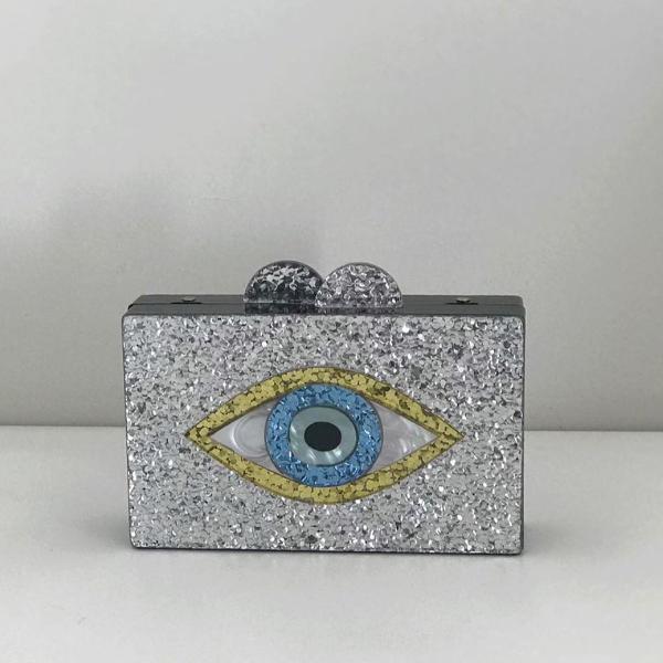 clutch de acrílico