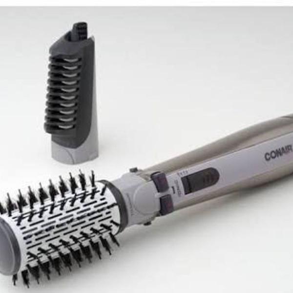 escova rotating air brush titanium da conair
