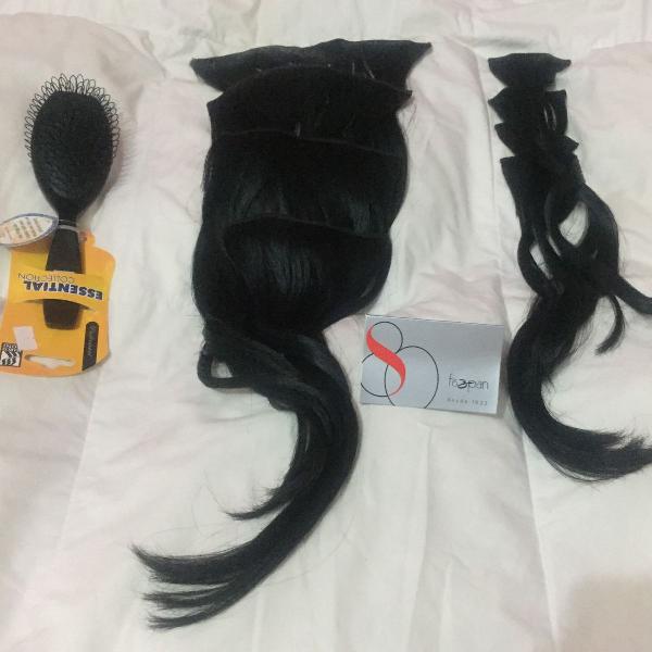 mega hair preto