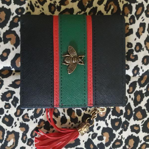 mini carteira gucci inspired