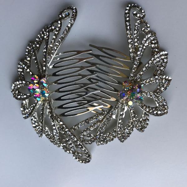 presilha pente em strass