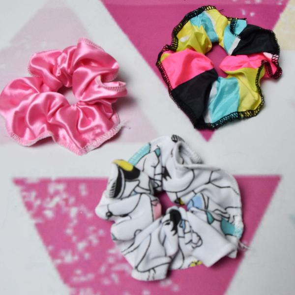 scrunchie (kit com 3 sortidas)