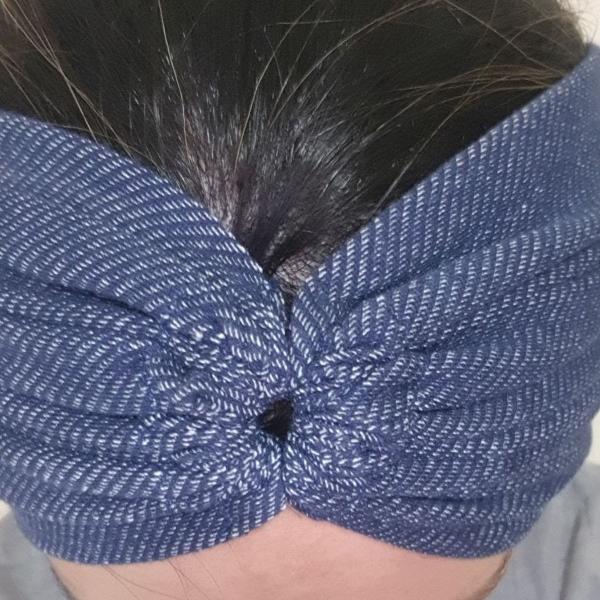 turbante azul