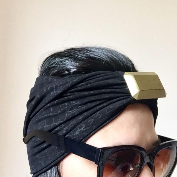 turbante preto