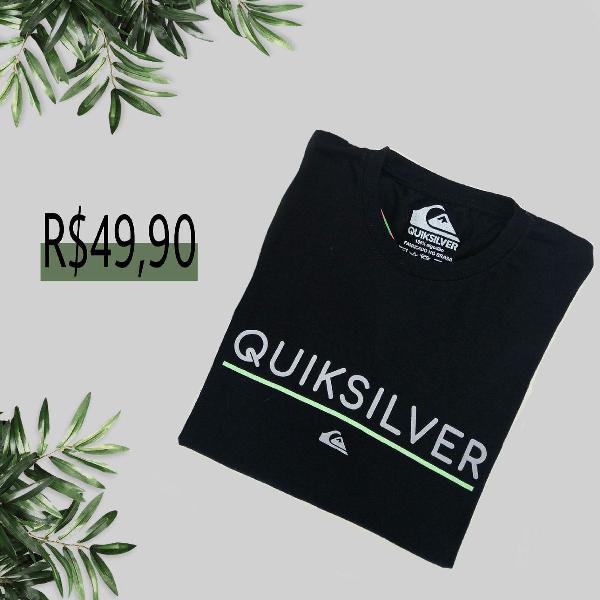 Camisa Quicksilver Preta Unisex
