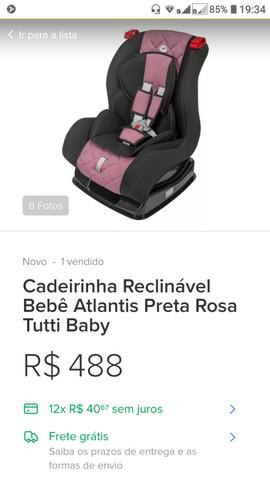 Grande promoção de cadeirinhas