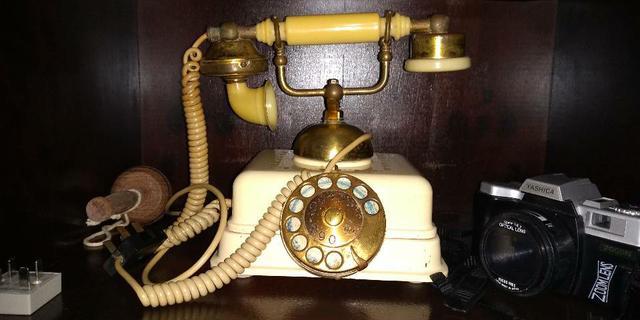 Telefone anos 60 original funcionando !!!