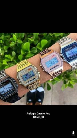 Vários modelos de relógios lindos para você, digitais a