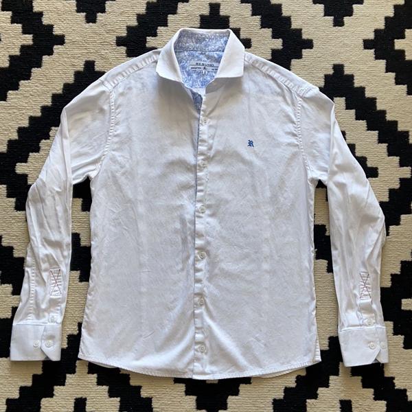 camisa branca slim