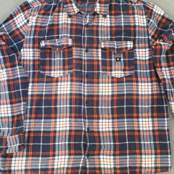 camisa dc shoes flanelada xadrez