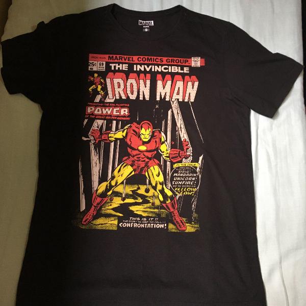 camisa marvel homem de ferro