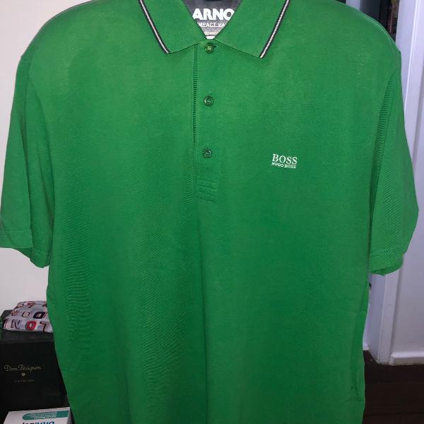 camisa polo hugo boss xxl verde