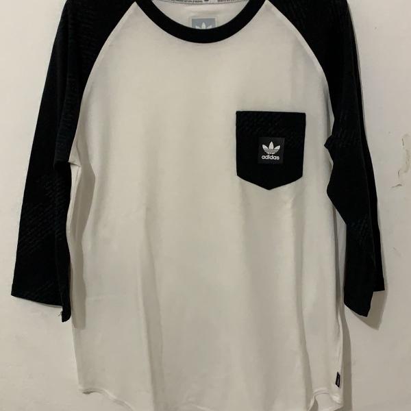 camiseta adidas 3/4 pocket