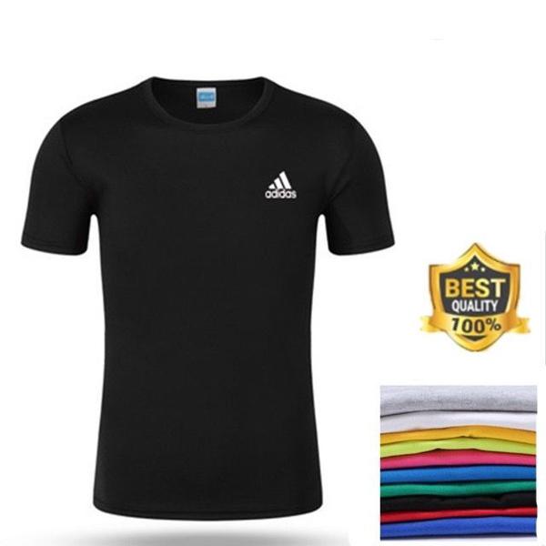 camiseta esportiva unissex adidas p cor preto esportes
