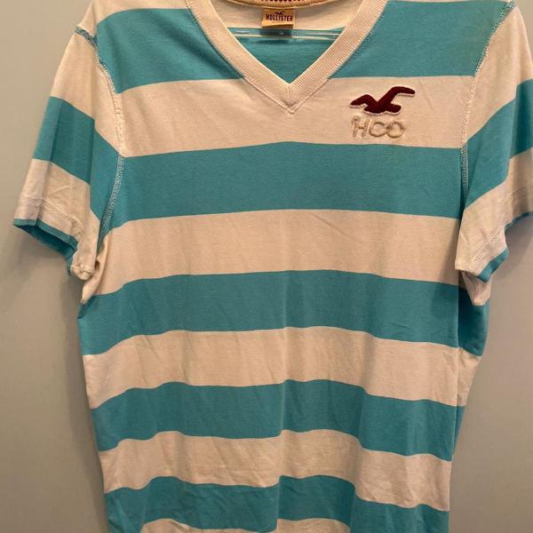 camiseta listrada hollister