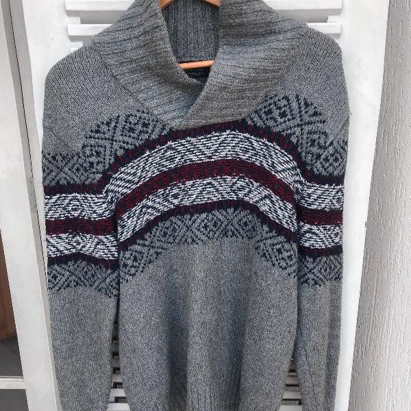 suéter nórdico zara