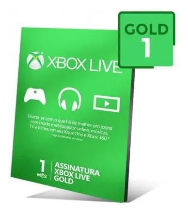 1 Mês De Live Gold E Game Pass