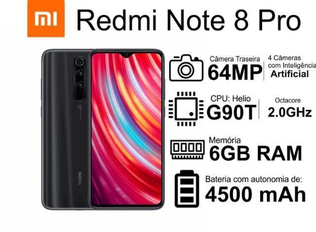 Celular Xiaomi Redmi Note 8 Pro Global 128gb 6gb Ram 4500