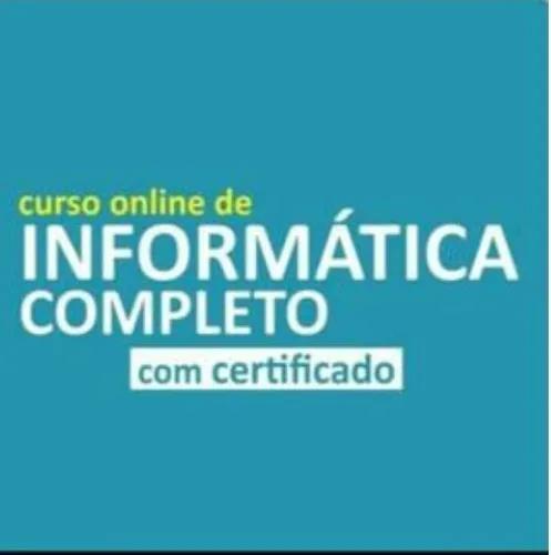 Curso De Informática Completo Com Certificado