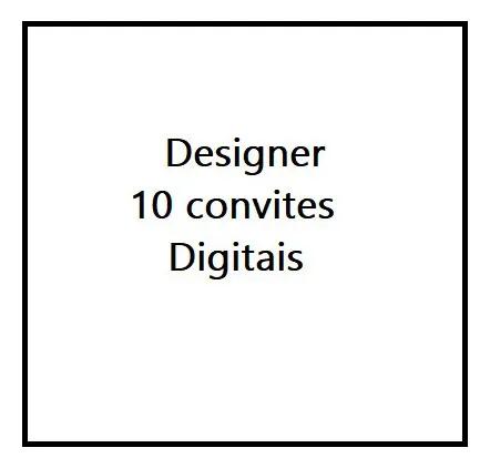 Designer 10 Convites Digitais