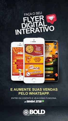 E-flyer Digital Interativo Com Link Para O Whatsapp