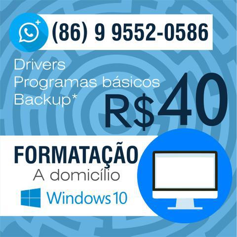 Formatação a domicílio