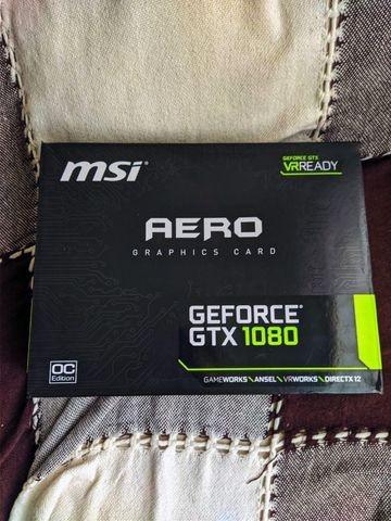 Impecável] Geforce GTX 1080 8GB Msi Aero Nvidia - Na caixa
