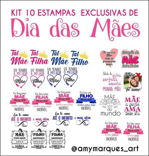 Kit 10 Artes Dia Das Mães 2020