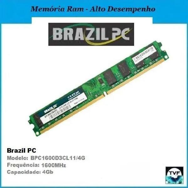 Memória ddr3 4g