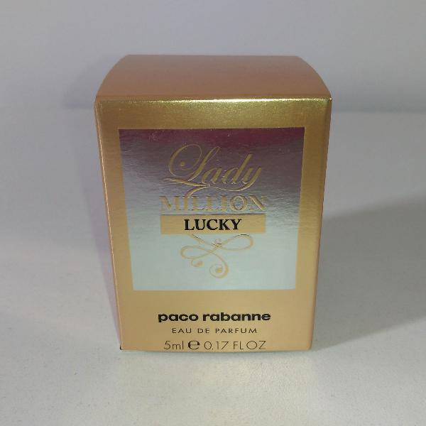 Miniatura Perf Lady Million Lucky Eau de Parfum 5ml Paco