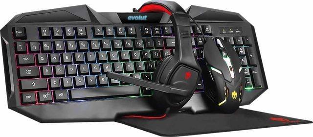 Promoção Kit teclado gamer evolut