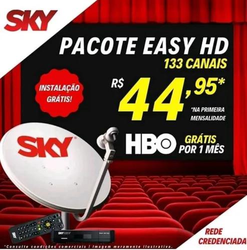 Tv Sky Com 50% De Desconto (disponível Para Todo O Brasil)
