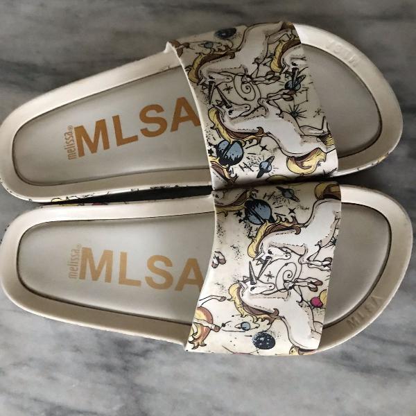 chinelo de uma tira melisa