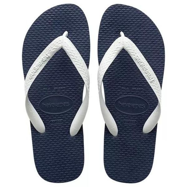 chinelo havaianas color mix azul marinho e branco