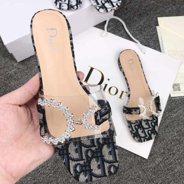 flat dior buckle