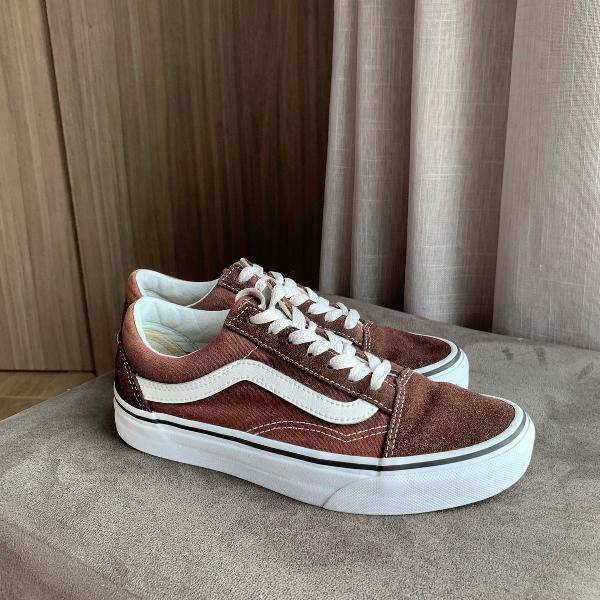 vans old skool marrom