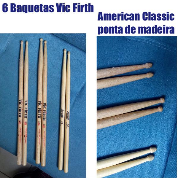 6 baquetas vic firth american Classic