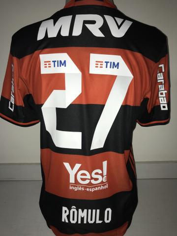 Camisa Flamengo usada pelo Rômulo na Libertadores