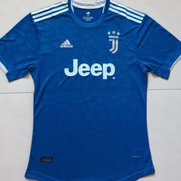 camisa da juventus azul versão jogador