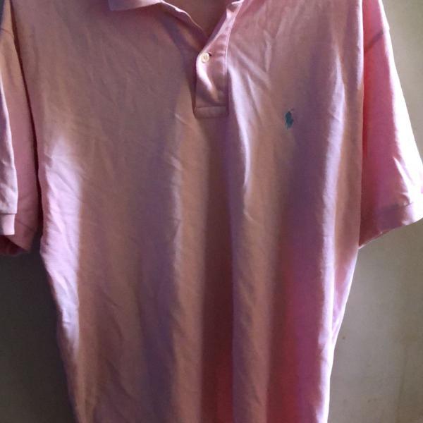 camisa polo ralph lauren rosa