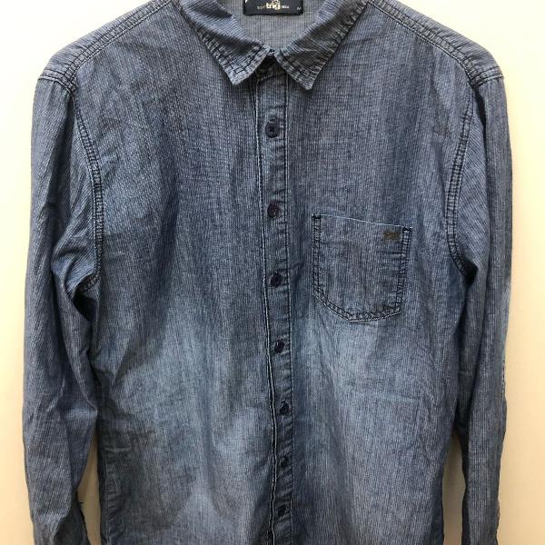 camisa social jeans