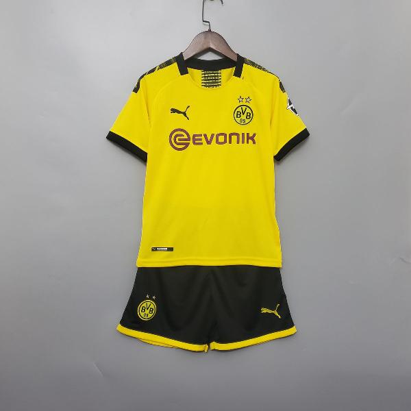 conjunto de jogo oficial borússia dortmund puma 2020