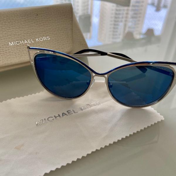 culos michael kors original espelhado azul modelo gatinho