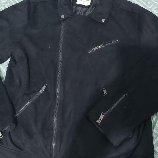 jaqueta casaco preto pool