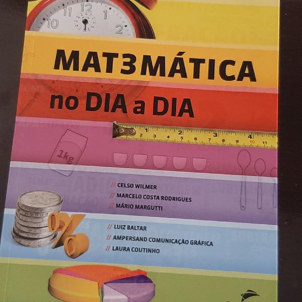 livro Matemática no dia a dia