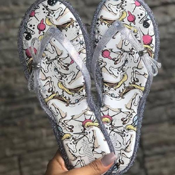 melissa flip flop unicorn