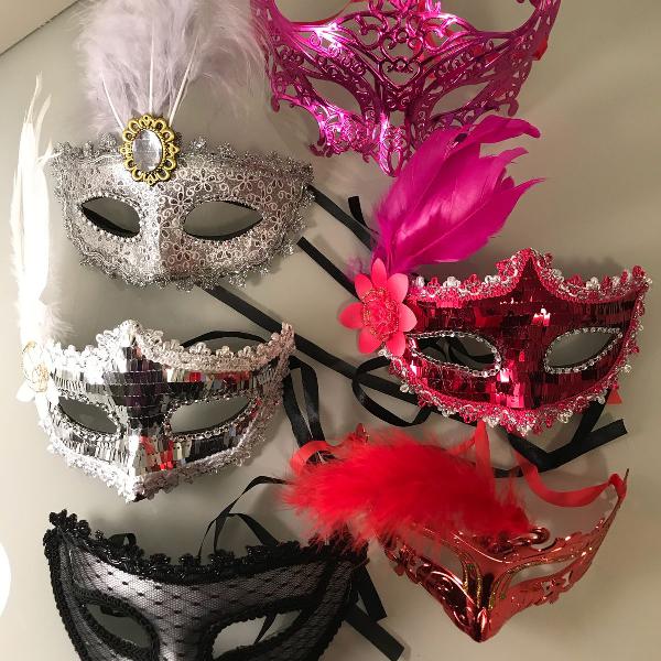 máscaras femininas luxo venezianas casamento
