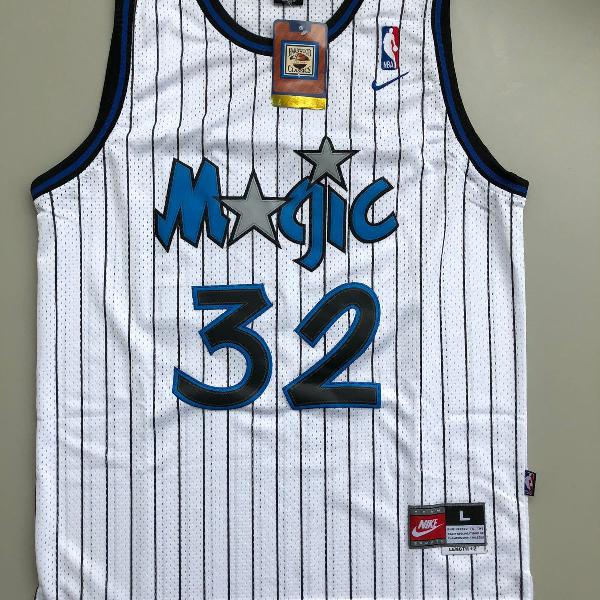 regata retrô nike nba - orlando magic - shaquille oneal #32