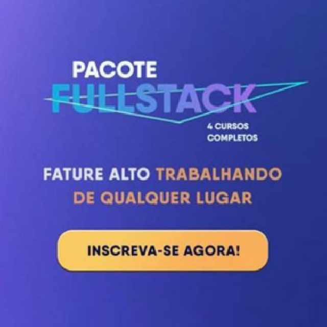 Pacote full stack